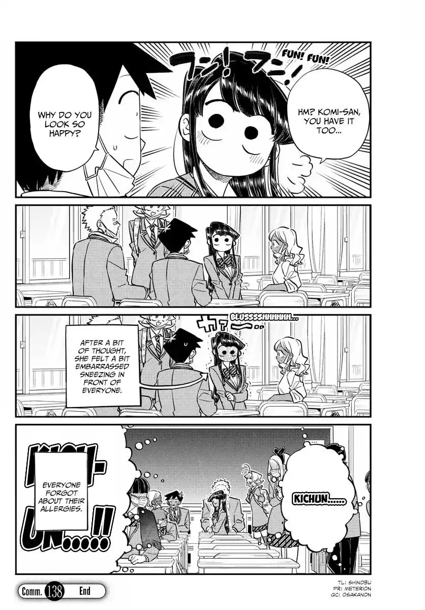 Komi-san wa Komyushou Desu Chapter 138 8